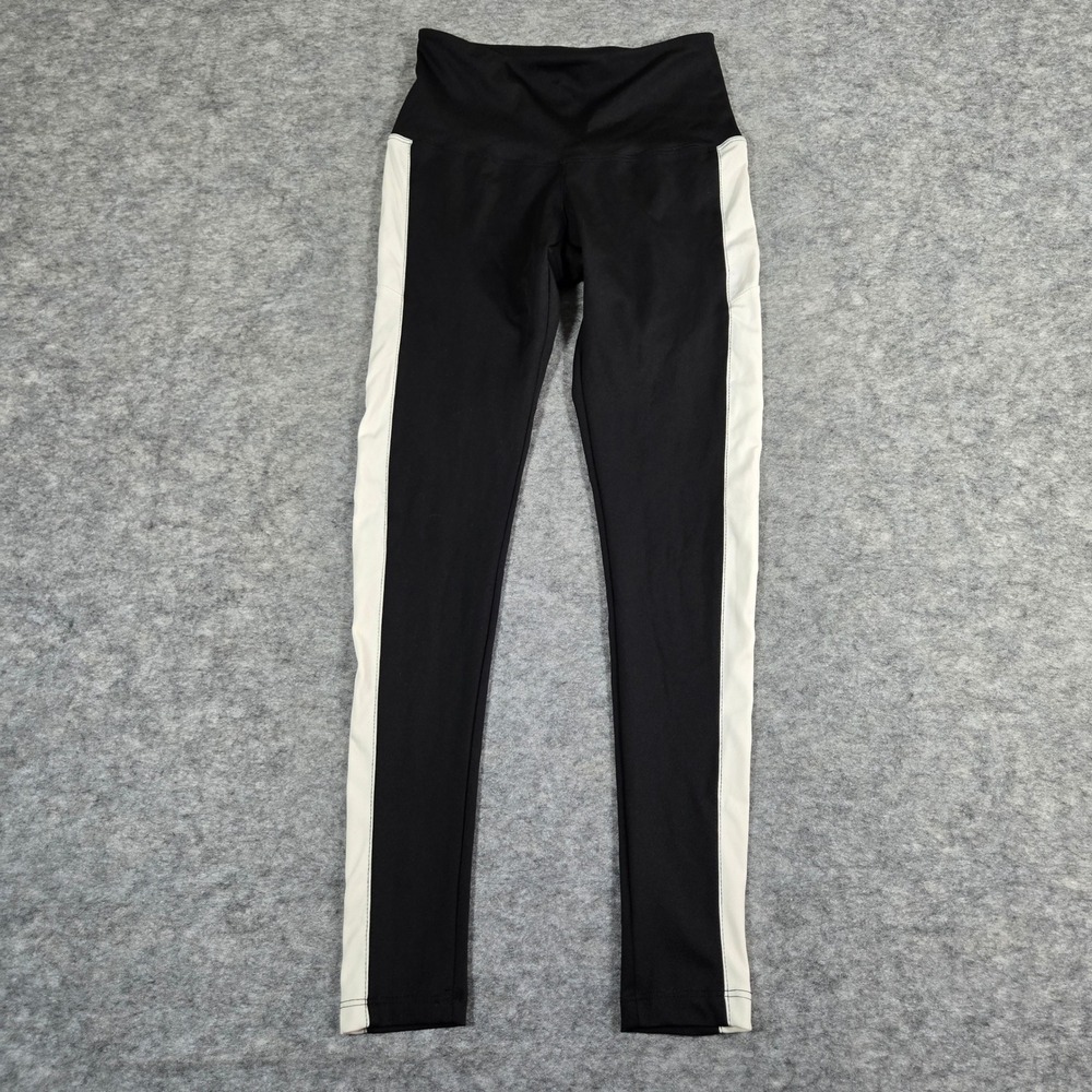 Daniel Patrick Womens Black Side Stripe Athletic Leggings XS